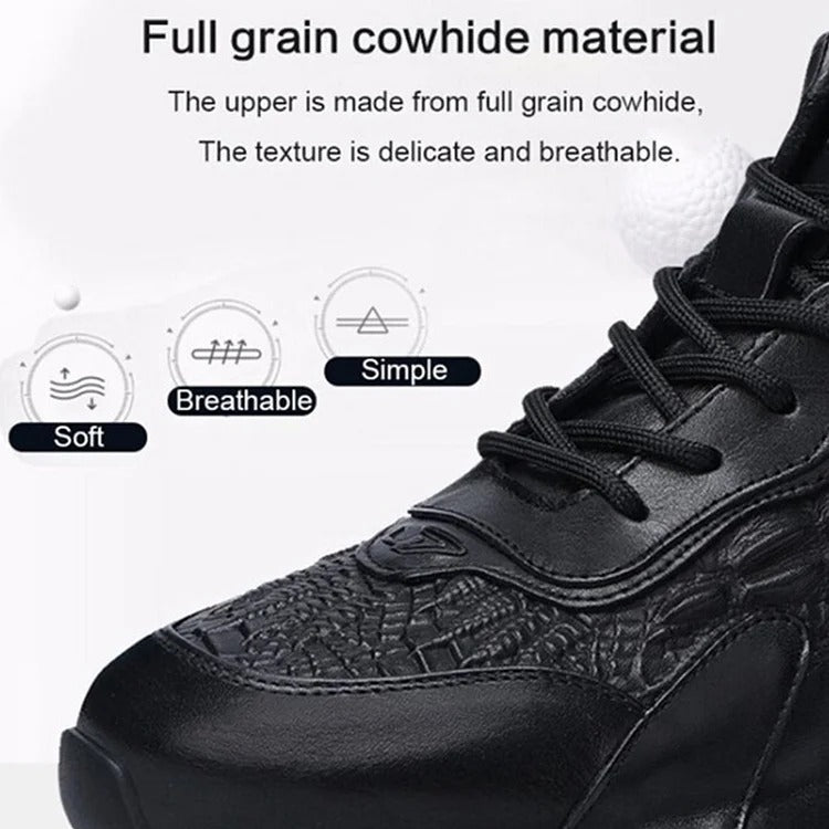 Cowhide Air Cushion Shoes