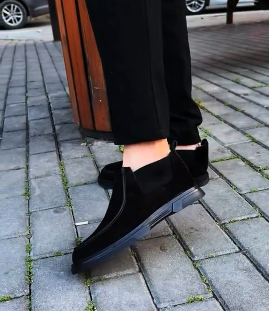 Men's suede breathable casual shoes