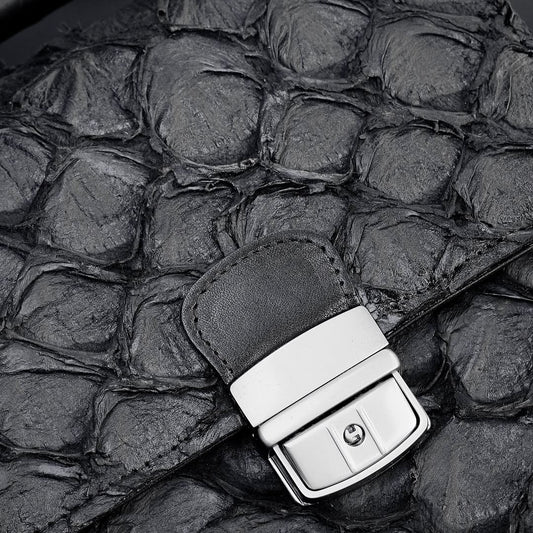 High-grade natural leather messenger bag