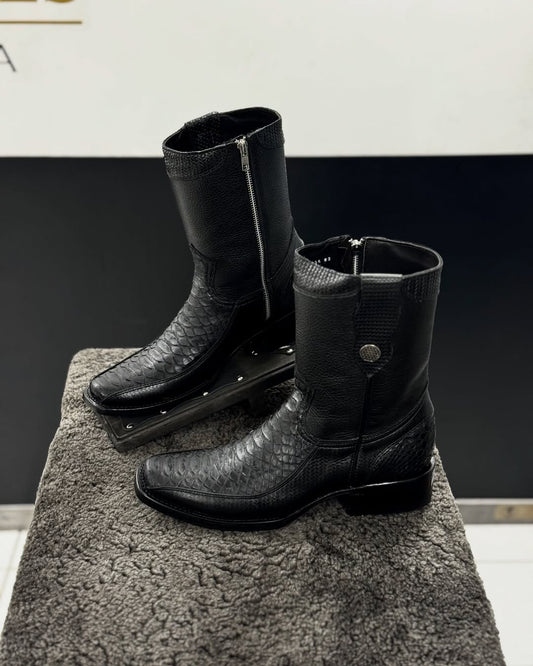 Men's Vintage Python Cowboy Boots