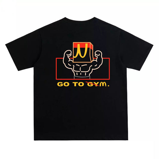 Funny "Go To M" cotton T-shirt