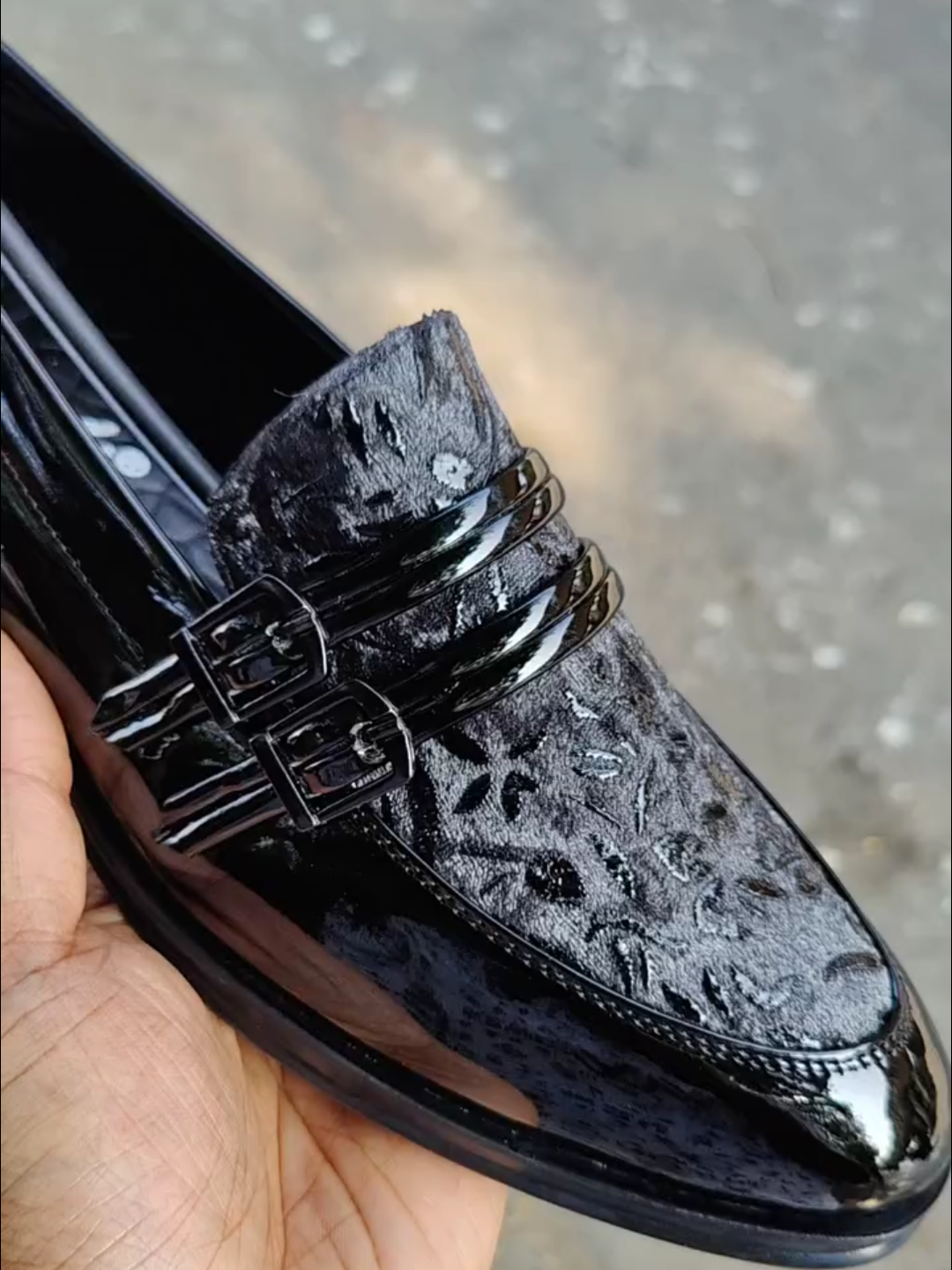 Men's light luxury matte leather sneakers