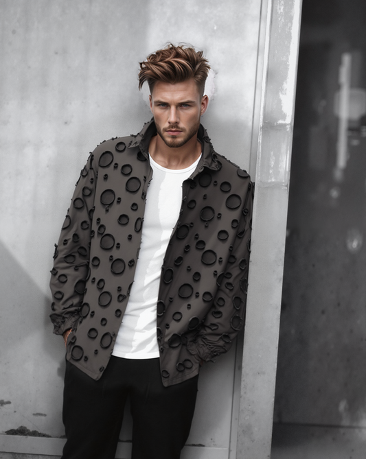 Moon Surface Casual Shirt