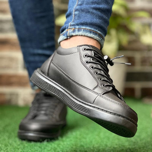 Men's Soft Sole Lace-up Leather Casual Shoes