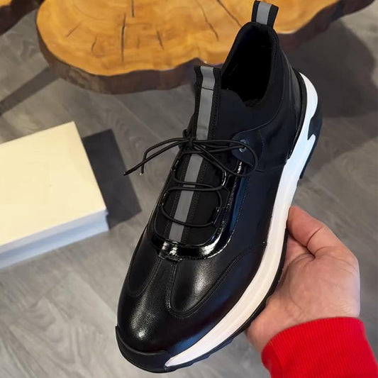 Men's Retro Leather Casual Sneakers