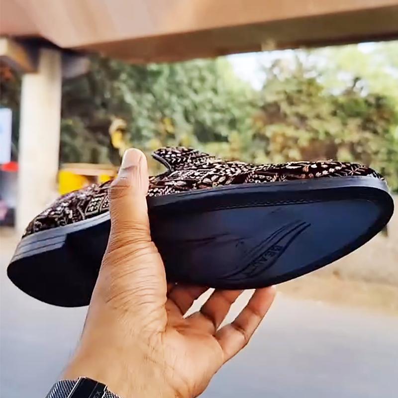 Men's Sequin Embroidered Loafers(Mexican Handmade Loafers)