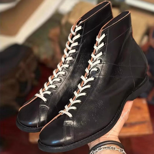 Men's Handmade Vintage Cowhide Casual Boots