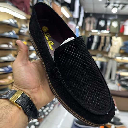 Men's Suede Hollow Loafers