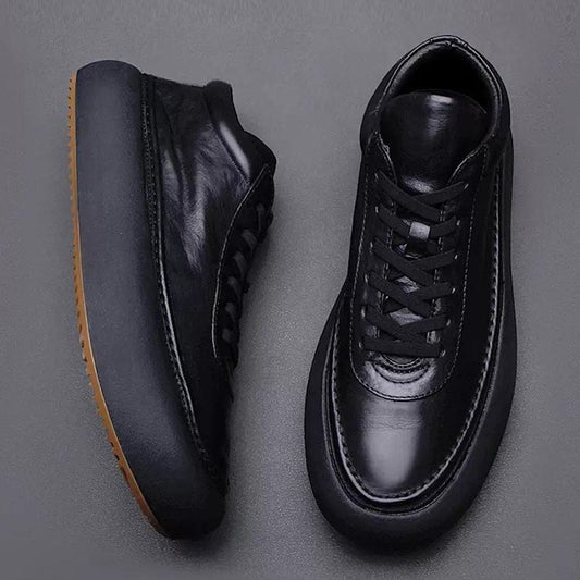 Men's Casual Leather Soft Sole Sneakers