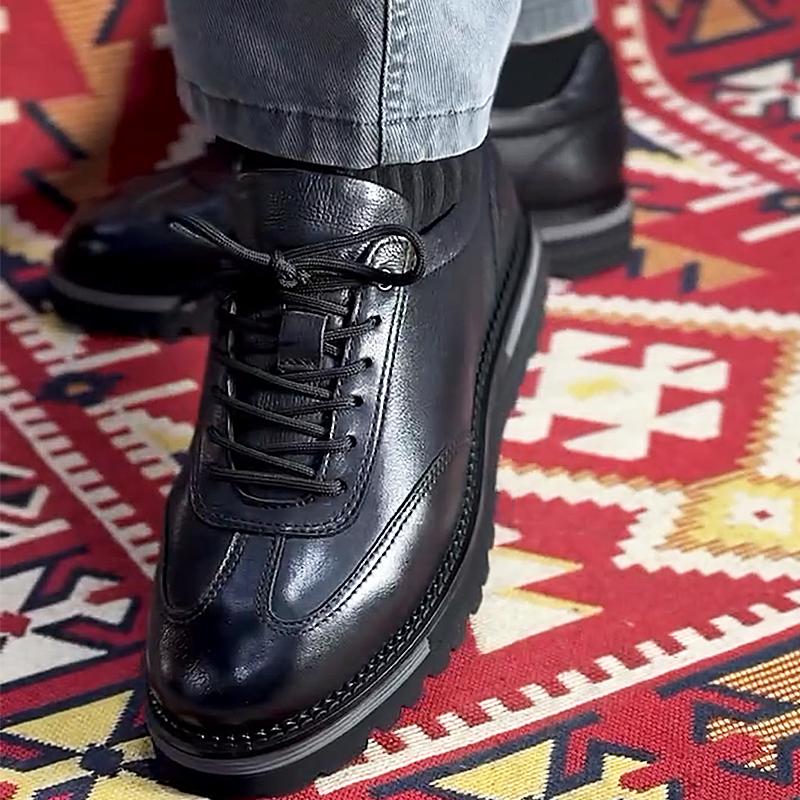 Men's Shoes Business Casual Lace-up Board Shoes