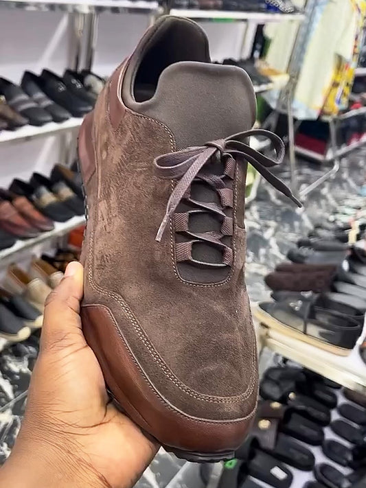 Men's Suede Retro Sneakers