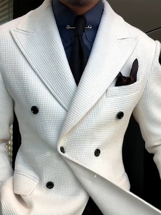 Men's Waffle Knit Blazer