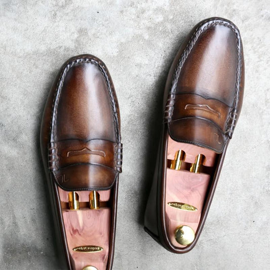 Vintage Leather Men's Loafers