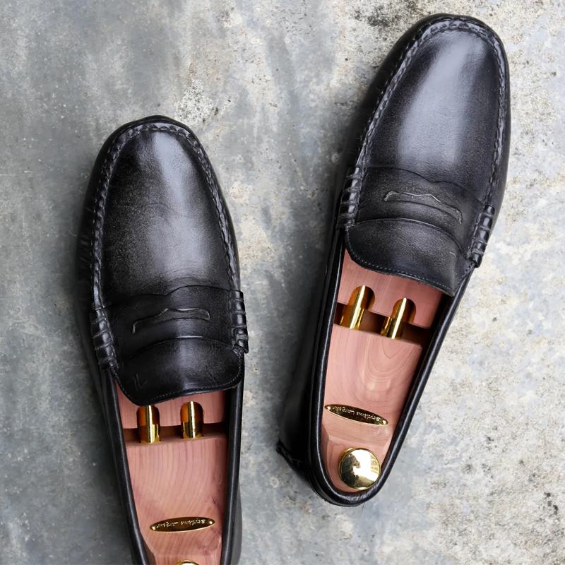 Vintage Leather Men's Loafers