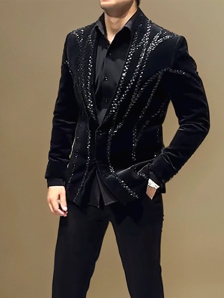 Men's Sequined Blazer