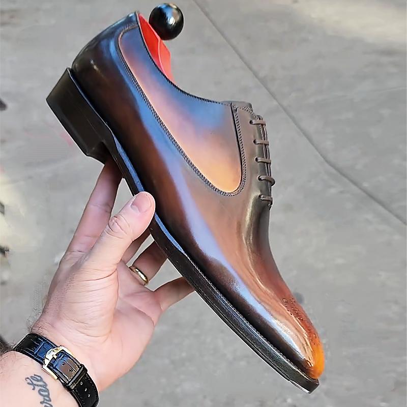 Swan Neck Men's Oxford Shoes