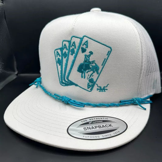 Embroidered Poker Cap
