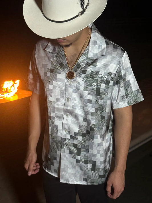 Men's Silk Mosaic Cool Shirt