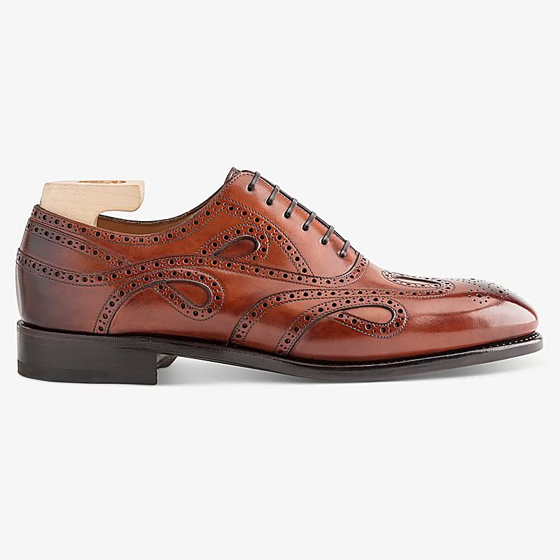 Men's Antiqued Oxford Leather Shoes