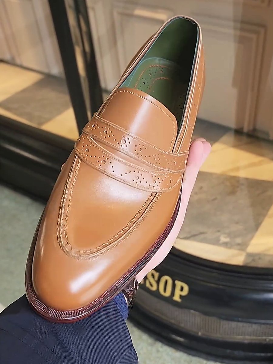 Handmade Leather Men's Loafers