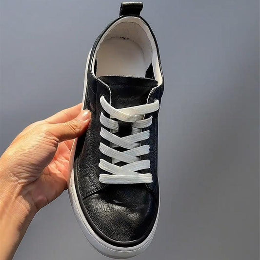 Men's Casual Soft Leather Board Shoes