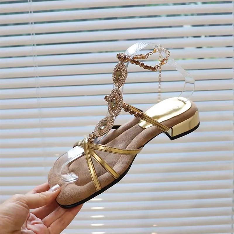 Bohemian Style Rhinestone Women's Sandals