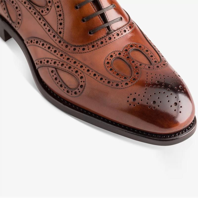 Men's Antiqued Oxford Leather Shoes